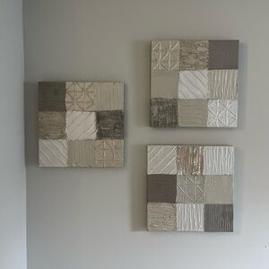 Abstract Textured Neutral Artwork by Sarah Brooke